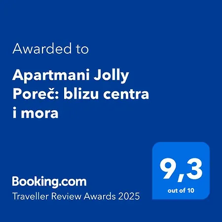 Apartment Jolly Porec: Blizu Centra I Mora Poreč